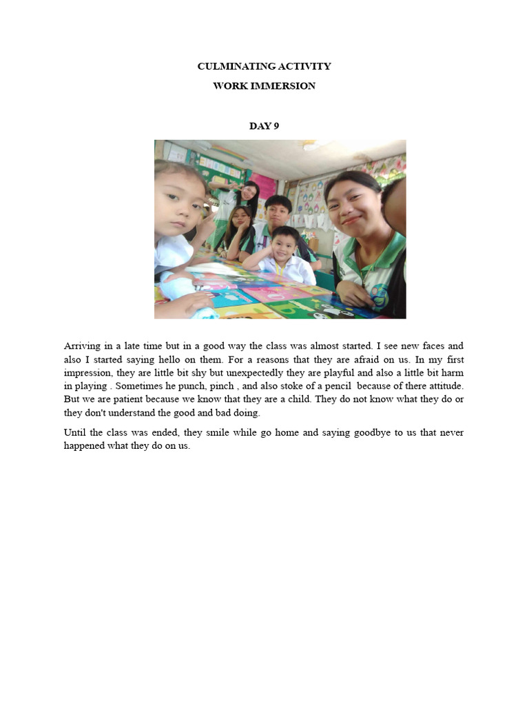 Culminating | PDF