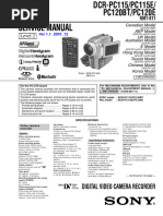 DSR PD170 | PDF | Compact Cassette | Power Supply