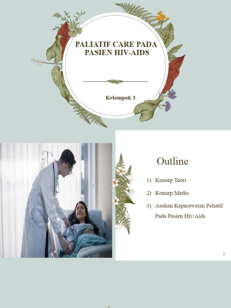 Kelompok 3 Paliatif Care Pada Pasien Hiv-Aids | PDF