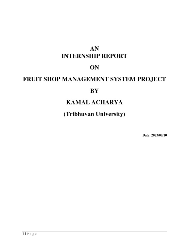 Fruit Shop Management System Overview | PDF | Software Testing | Databases