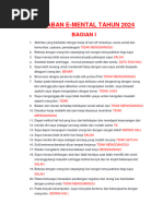 Kunci Jawaban E-Rohani Polri 2025 | PDF