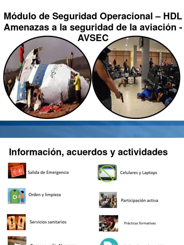Modulo de Seg. Ope. - HDL - AVSEC | PDF | Lavado de dinero | Aeropuerto
