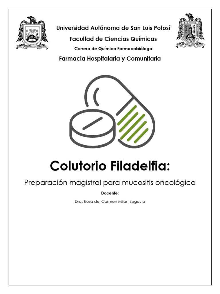 Preparación de Colutorio Filadelfia | PDF | Medicamentos con receta ...