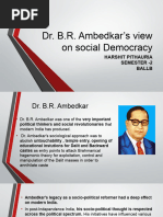 Ambedkar View On Social Democracy