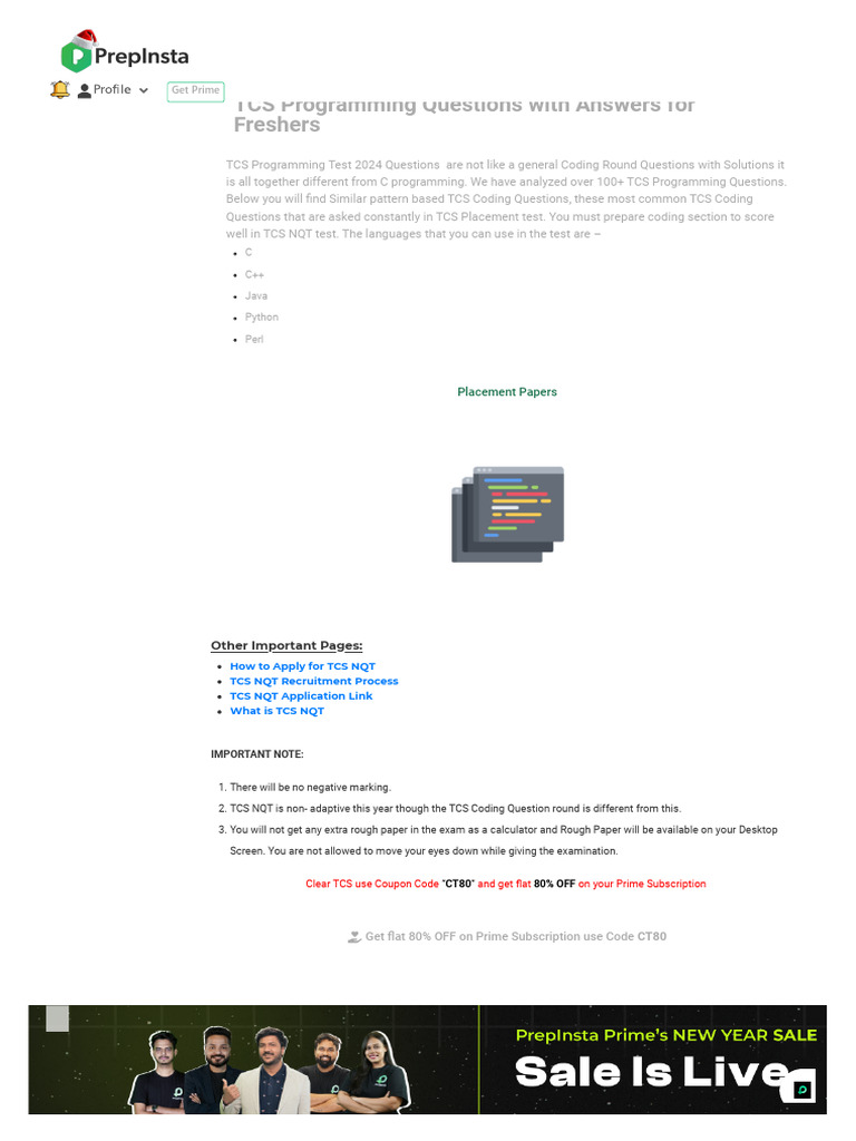 Tcs coding questions programming round repeated 2023 pdf