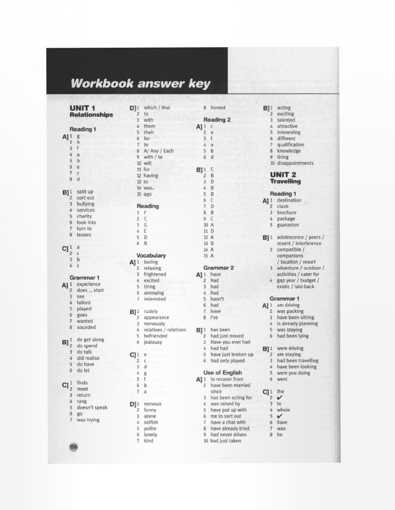 Measuring up reading level h answer key