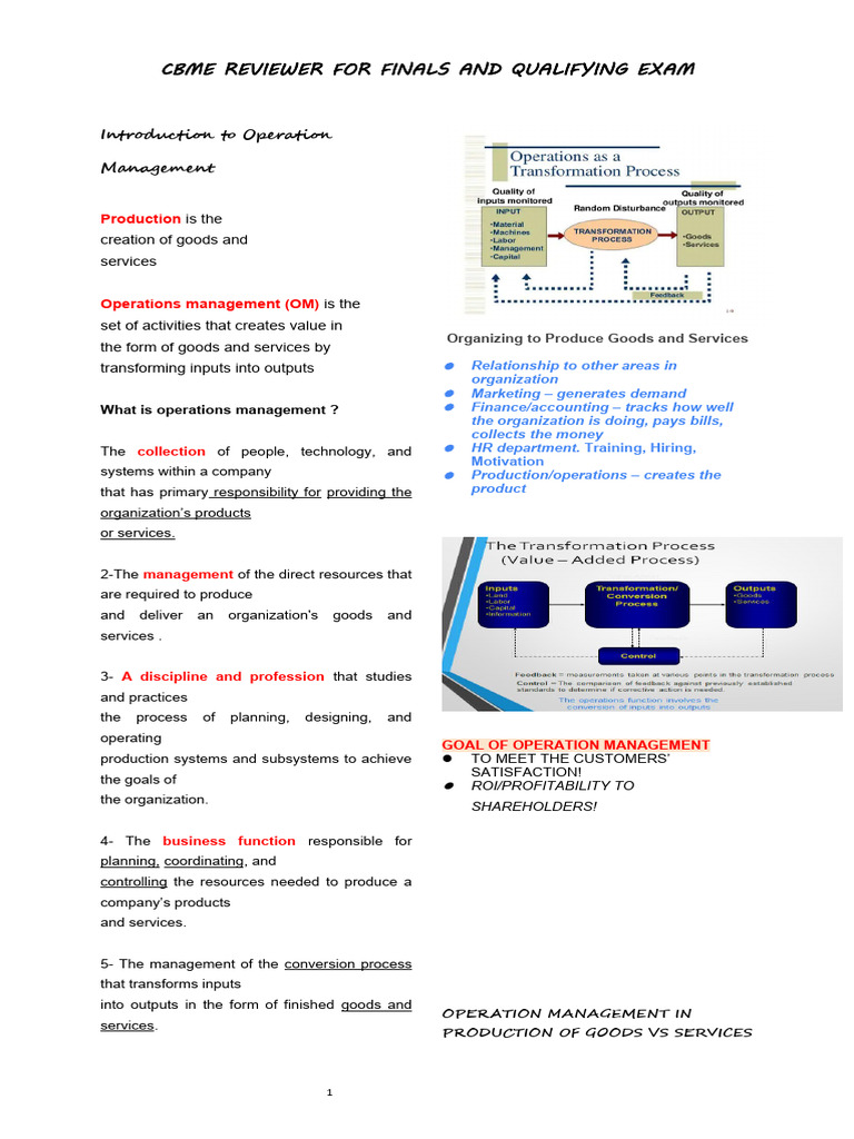 CBME Reviewer | PDF | Product (Business) | Business