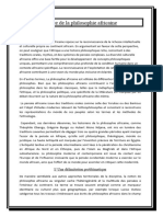 L'idée de La Philosophie Africaine: I/ Une Délimitation Problématique