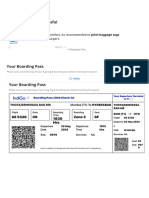 Web Check-In Successful: For Your Safety and Comfort, Its Recommended To Print Baggage Tags Before Reaching The Airport