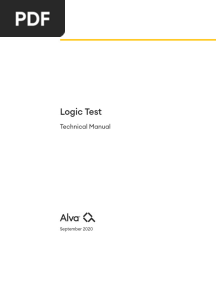 Alva's Logic Test - Technical Manual