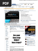 Download Why Your Bass Traps Dont Work by Artist Recording SN73592154 doc pdf