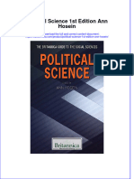 Full Ebook of Political Science 1St Edition Ann Hosein Online PDF All Chapter