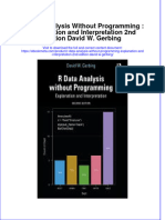 Full Ebook of R Data Analysis Without Programming Explanation and Interpretation 2Nd Edition David W Gerbing Online PDF All Chapter