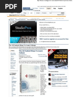 Download The 10 Fastest Ways to Learn Cubase by Artist Recording SN73592451 doc pdf