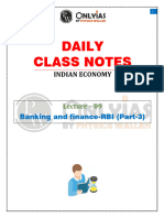 Indian Economy 09 - Daily Class Notes - UPSC Sankalp Hinglish