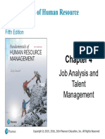 Dessler - Fund5 - 04-Job Analysis and Talent Management