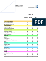 The BoxMaker - Packaging Budget Worksheet