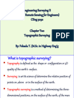 CEng 3092 Chapter Two Topographic Surveying