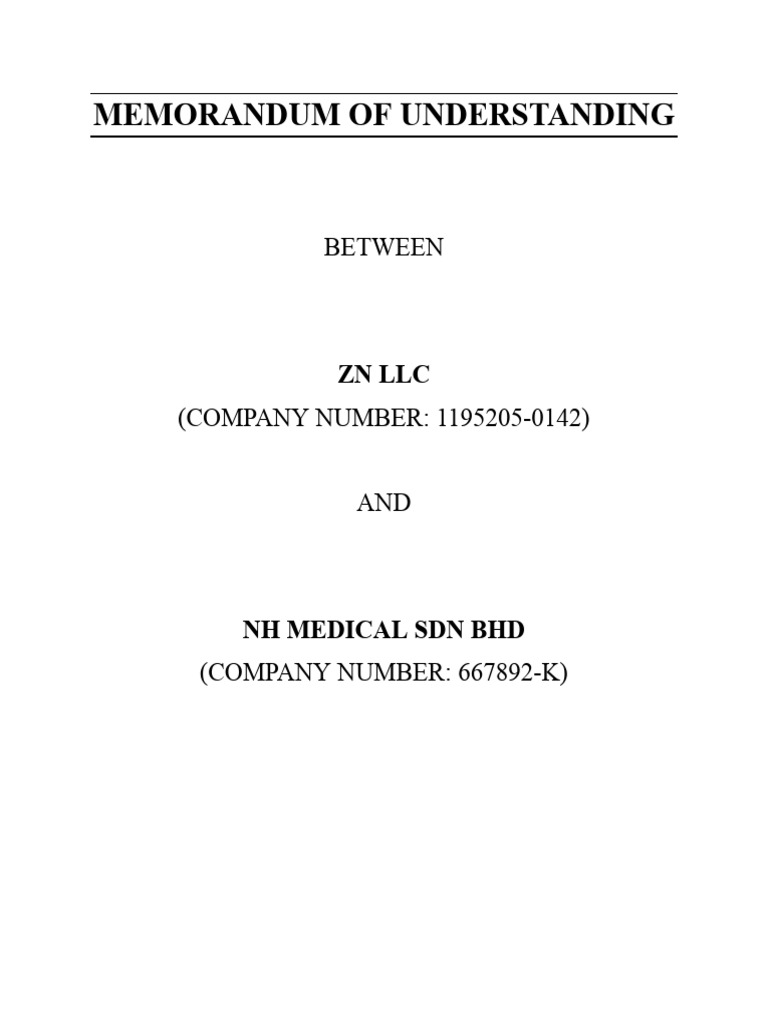 Memorandum of understanding pdf memorandum of understanding