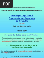 Aula5Ventilacao Curso ventilação