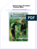 Full Ebook of Intimate Relationships 9Th Edition Rowland Miller Online PDF All Chapter