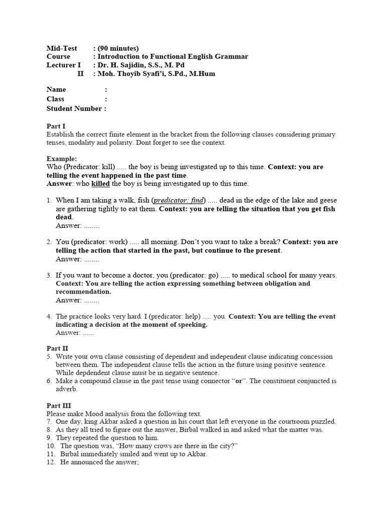 Uts introduction to functional english grammar pdf clause