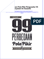 PDF of 99 Perbedaan Pola Pikir Pengusaha Vs Karyawan Iin Susanto Full Chapter Ebook