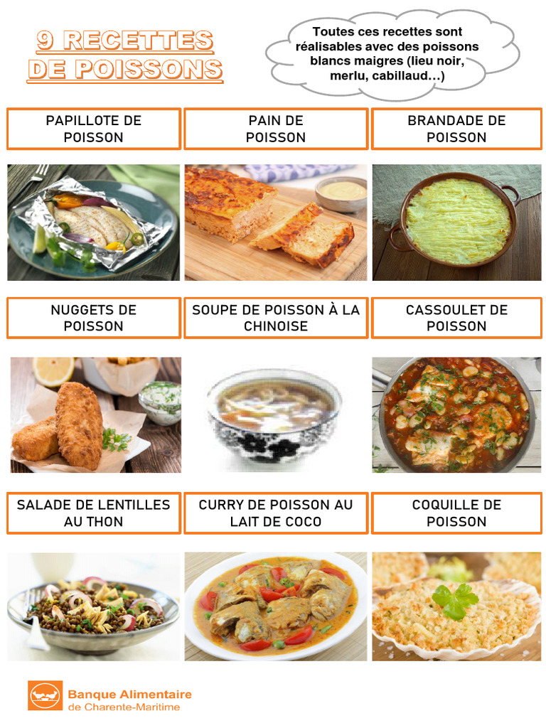 Recettes de Poisson Faciles et Savoureuses | PDF | Soupe | Bouillon