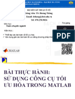 Bai Thuc Hanh Matlab Voi Cong Cu Toi Uu Hoa