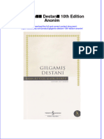 PDF of Gilgamis Destani 10Th Edition Anonim Full Chapter Ebook