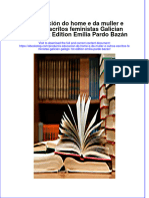 Full Download A Educacion Do Home E Da Muller E Outros Escritos Feministas Galician Galego 1St Edition Emilia Pardo Bazan Online Full Chapter PDF