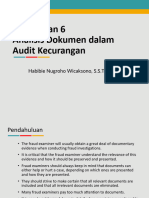 Analisis Dokumen Dalam Audit Kecurangan