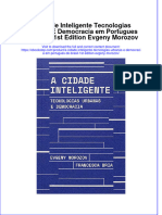 PDF of A Cidade Inteligente Tecnologias Urbanas E Democracia em Portugues Do Brasil 1St Edition Evgeny Morozov Full Chapter Ebook