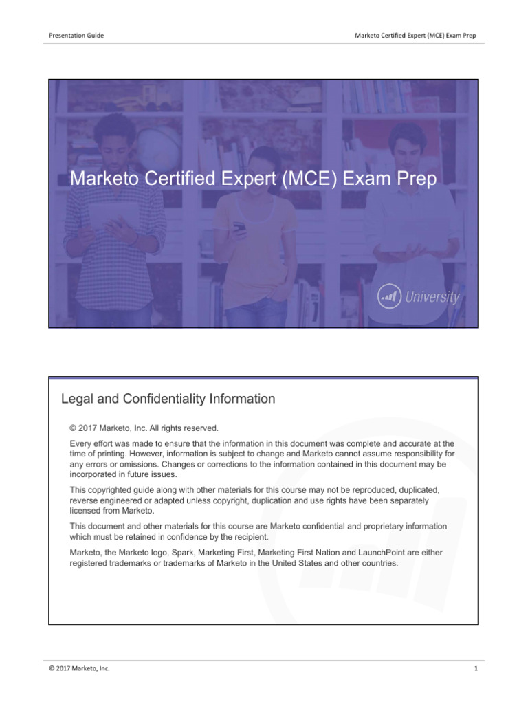 MCE - Prep - Slide Guide - V1 - REDUCE | PDF | Websites | Analytics