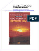 PDF of Goc Yolundan Devrimci Yol A 1St Edition Sukru Yilmazer Full Chapter Ebook