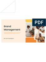 Lecture 1 - Introduction To Brand Management
