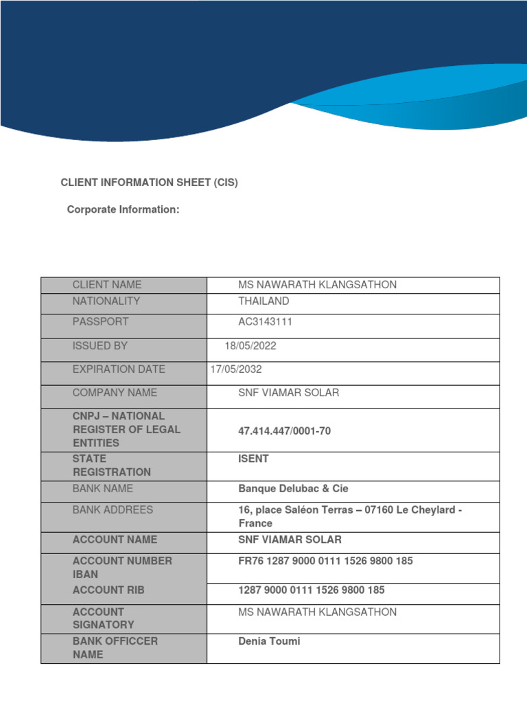 Cis French Company | PDF | Signature | Justice