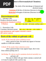 Electrochemistry 1