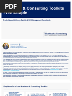 Business and Consulting Toolkits - Sample
