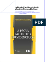 full download A Prova No Direito Previdenciario 4Th Edition Wladimir Novaes Martinez online full chapter pdf 