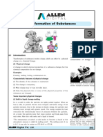 Chapter-3 - Transformation of Substances - Sheet Notes