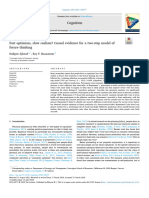 Sjastad, H., & Baumeister, R. F., (2023), Fast Optimism, Slow Realism. Causal Evidence For Two-Step Model of Future Thinking