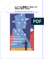 Download pdf of Hadleyburg U Yozlastiran Adam 1St Edition Mark Twain full chapter ebook 