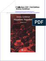 PDF of Hayatimi Yasarken Cilt 1 3Rd Edition Emma Goldman Full Chapter Ebook