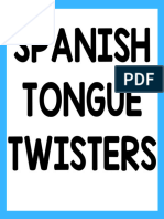 Spanish Tongue Twisters