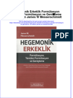 PDF of Hegemonik Erkeklik Formulasyon Yeniden Formulasyon Ve Genisleme 1St Edition James W Messerschimidt Full Chapter Ebook