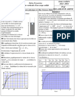 Série 1 - La Chute Verticale D'un Solide