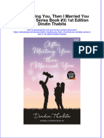 PDF of After Meeting You Then I Married You Randalls Series Book 3 1St Edition Dindin Thabita Full Chapter Ebook