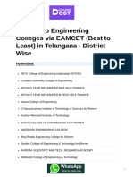 TS District Wise Best Engineering Colleges