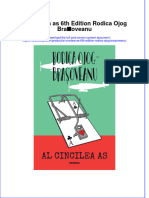 Download pdf of Al Cincilea As 6Th Edition Rodica Ojog Brasoveanu full chapter ebook 